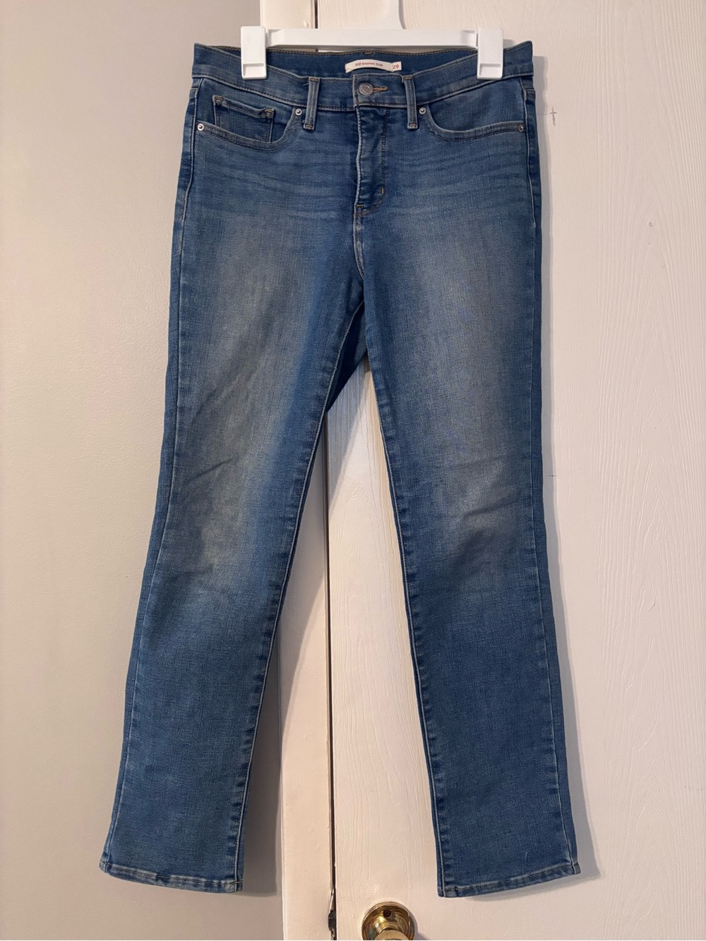 Levi's Medium Blue Straight Leg Women's Jeans